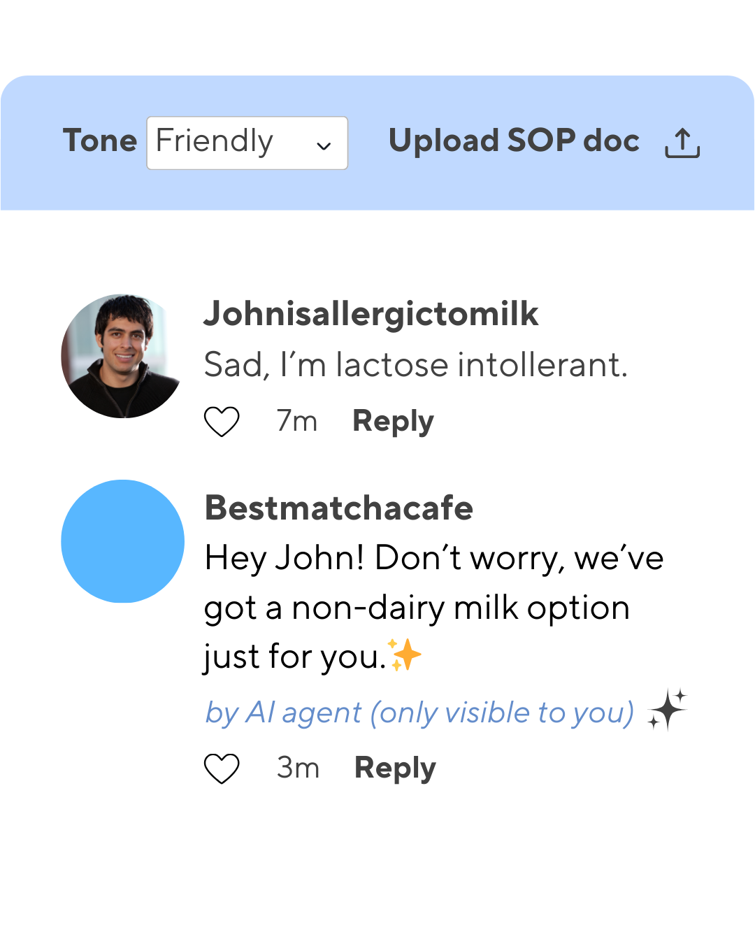 Automate response screenshot